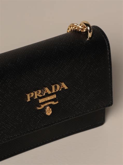 women Prada black bag